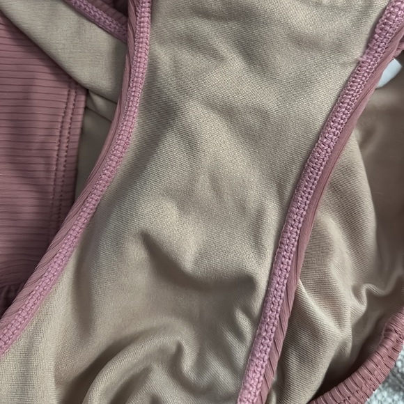 Kortni Jeane Ribbed Rose Bottoms - Picture 3 of 3